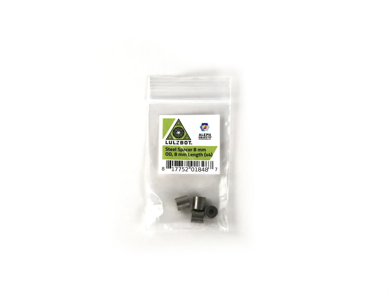LulzBot steel spacer stalen afstandbus 4 stuks