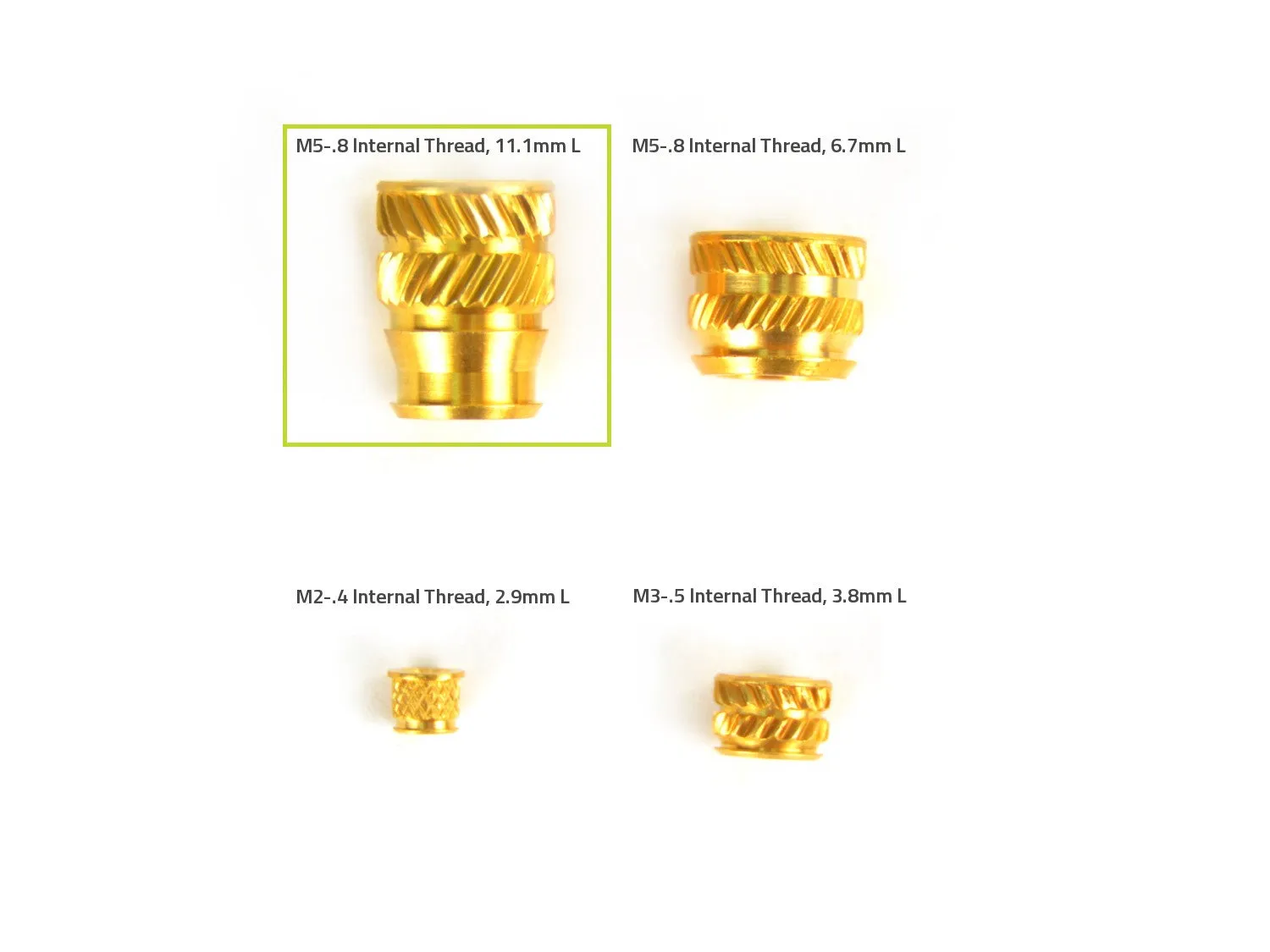 LulzBot Heat-Set Insert getaperd
