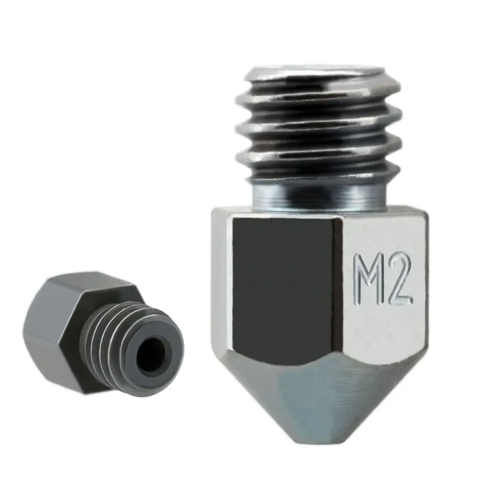 Micro Swiss MK8 M2 nozzle gehard staal WS2