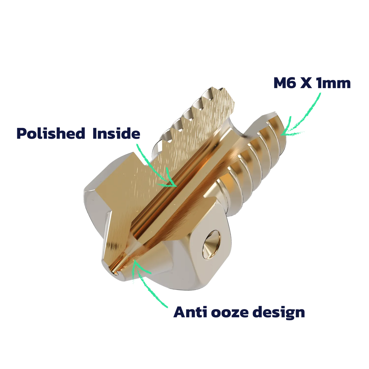 E3D V6 Nozzle Fun Pack nozzle messing