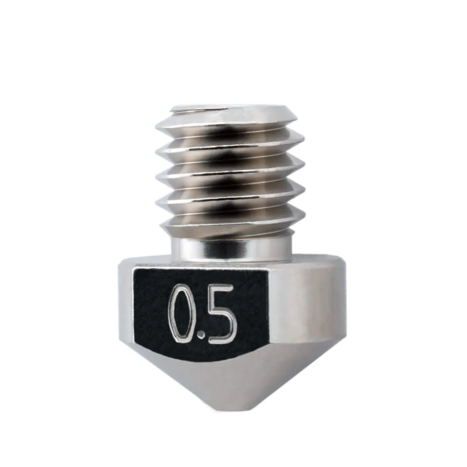 Micro Swiss Hexagon nozzle slijtvast vernikkeld