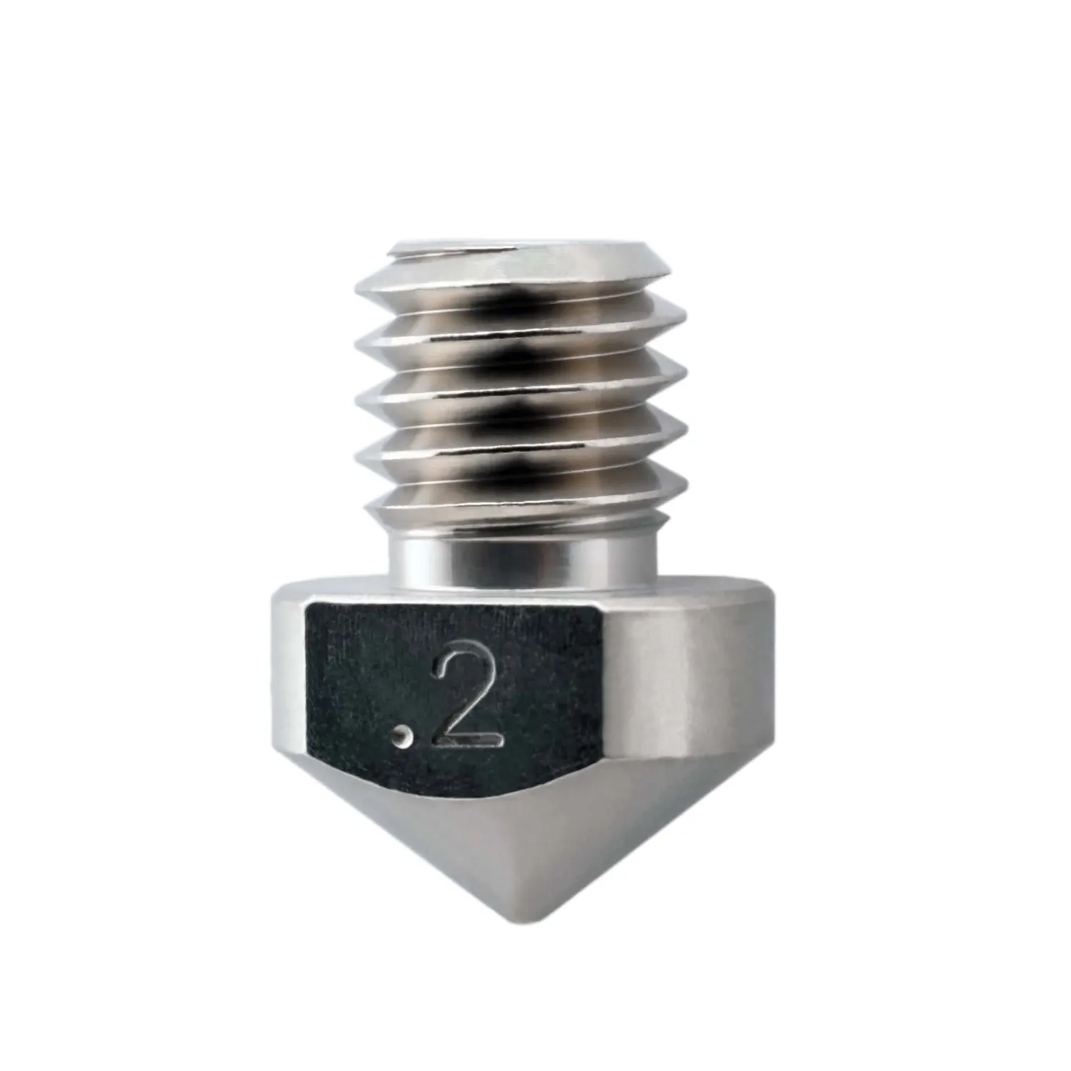 Micro Swiss Hexagon nozzle slijtvast vernikkeld
