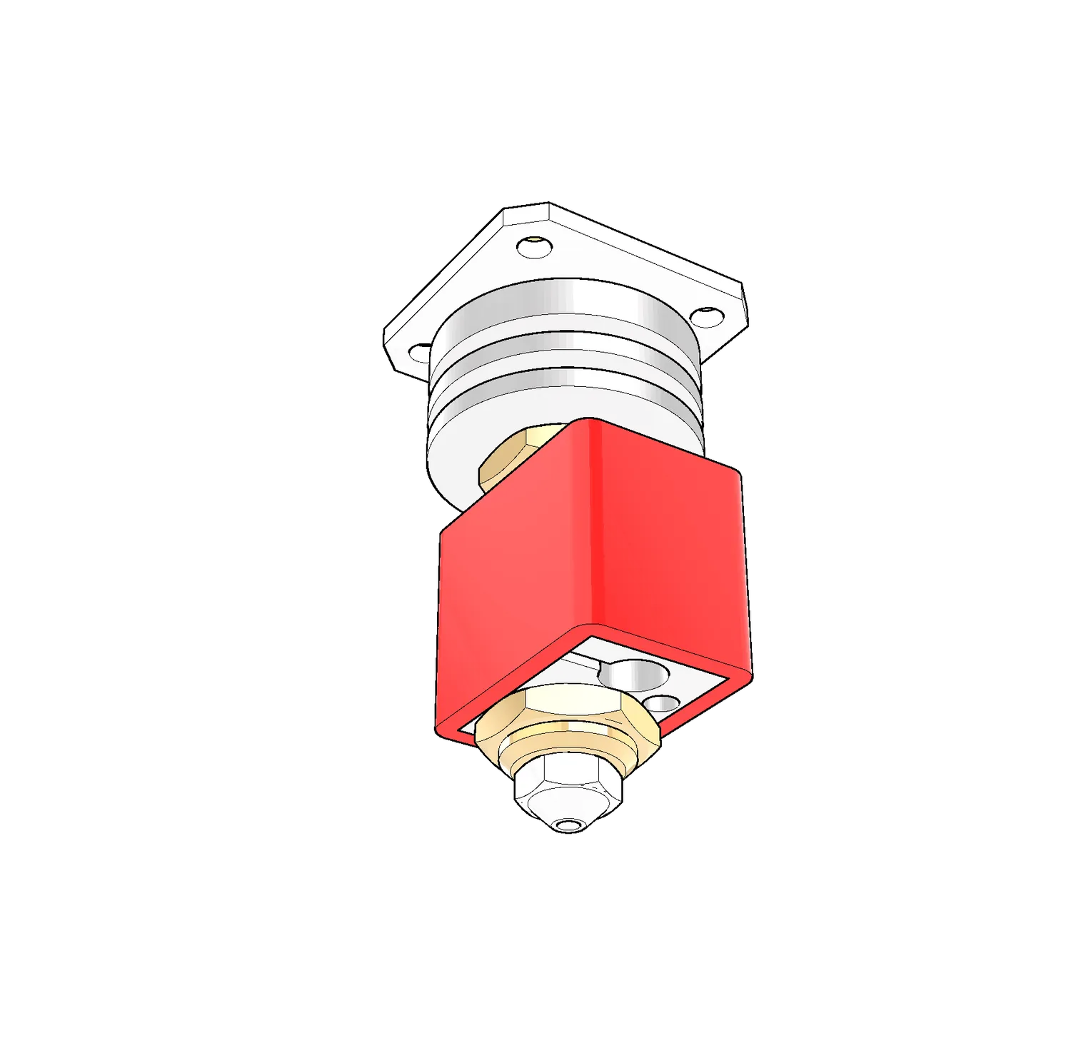 MAHOR-XYZ V4 Hotend met Heatsink 0.8mm