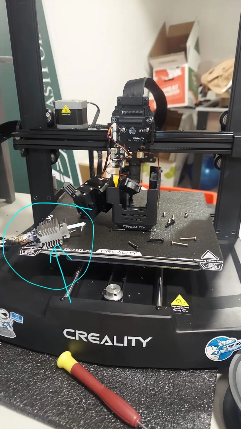 Micro Swiss Ender 3 V3 KE SE heatsink aluminium