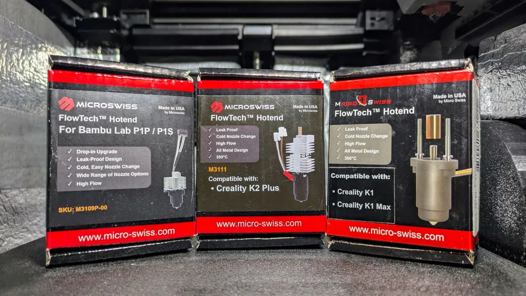Micro Swiss FlowTech hotend Creality K2-serie all-metal