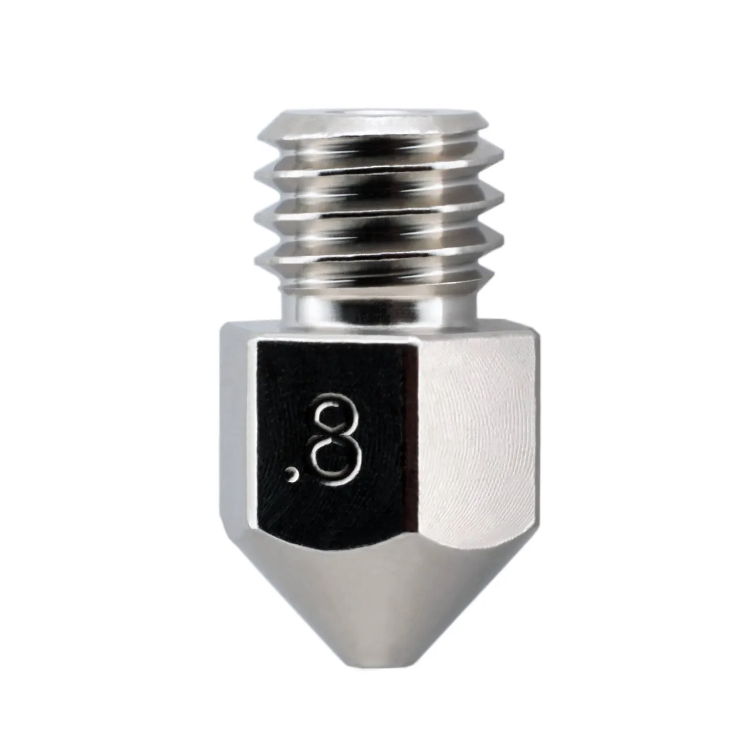Micro Swiss MK8 messing nozzle TwinClad