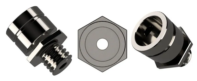 Micro Swiss All Metal Hotend Heatbreak Titanium voor CR-10 / Ender