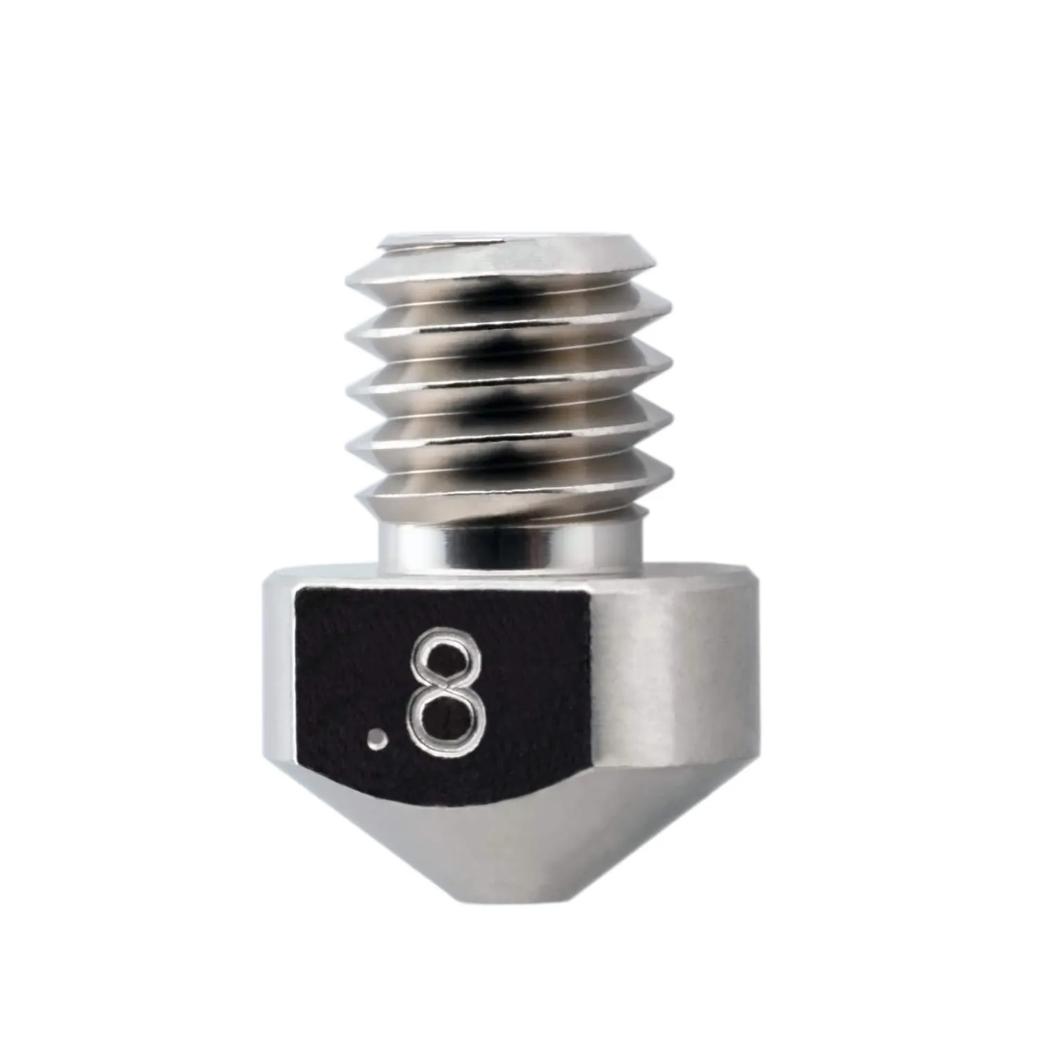 Micro Swiss Hexagon nozzle slijtvast vernikkeld