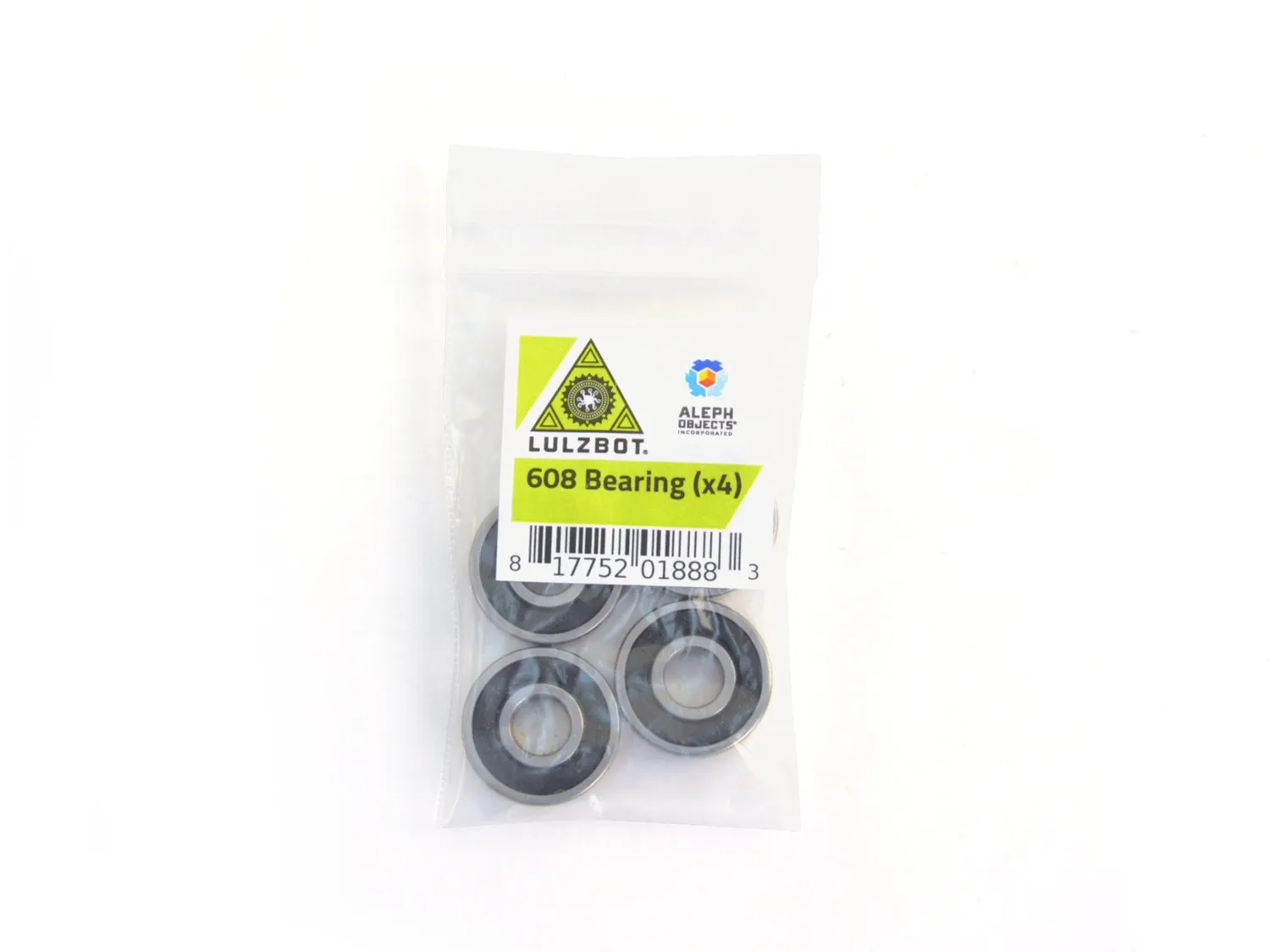 LulzBot 608 kogellager 4 stuks rubber gedicht