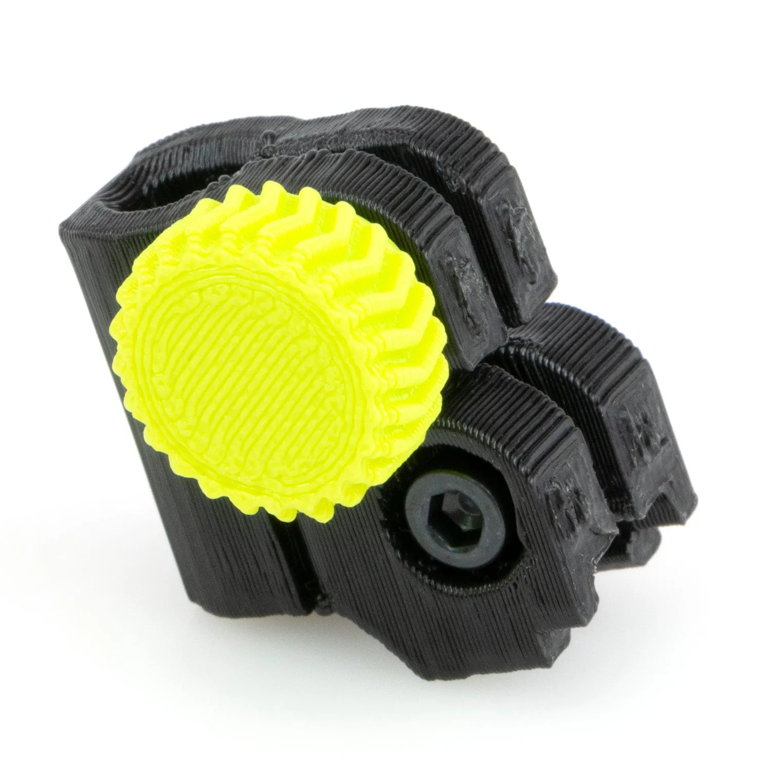 LulzBot Aerostruder idler feed tube klem
