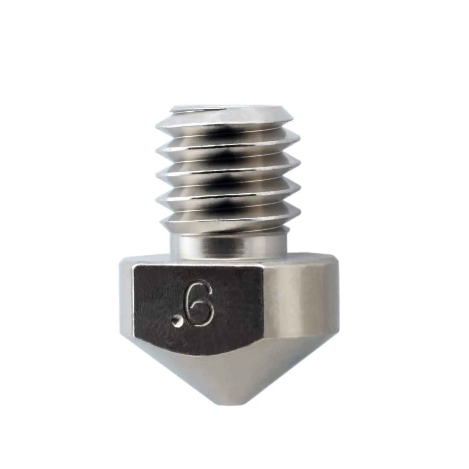 Micro Swiss Hexagon nozzle slijtvast vernikkeld