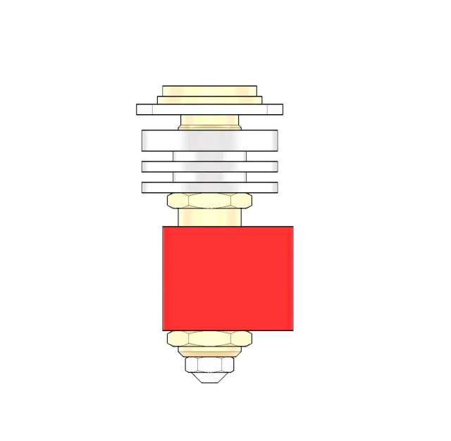 MAHOR-XYZ V4 Hotend met Heatsink 0.8mm