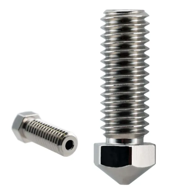 Micro Swiss Volcano nozzle vernikkeld messing