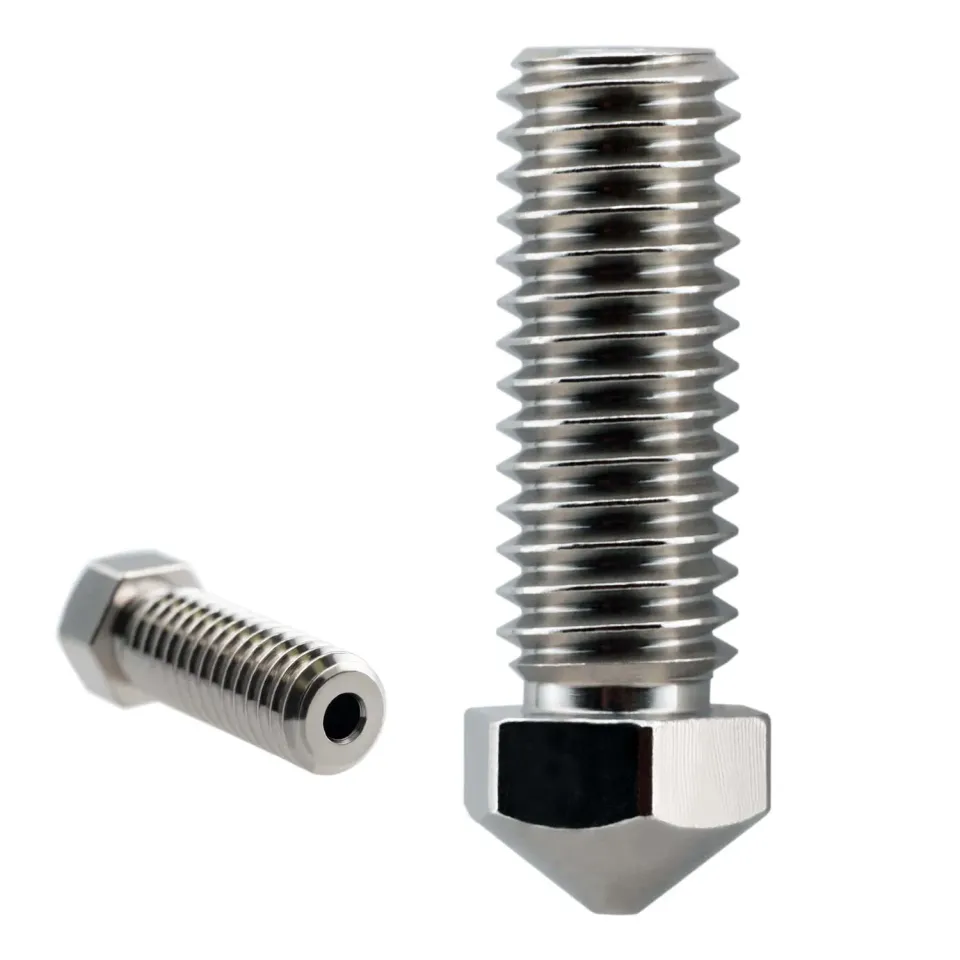 Micro Swiss Volcano nozzle vernikkeld messing