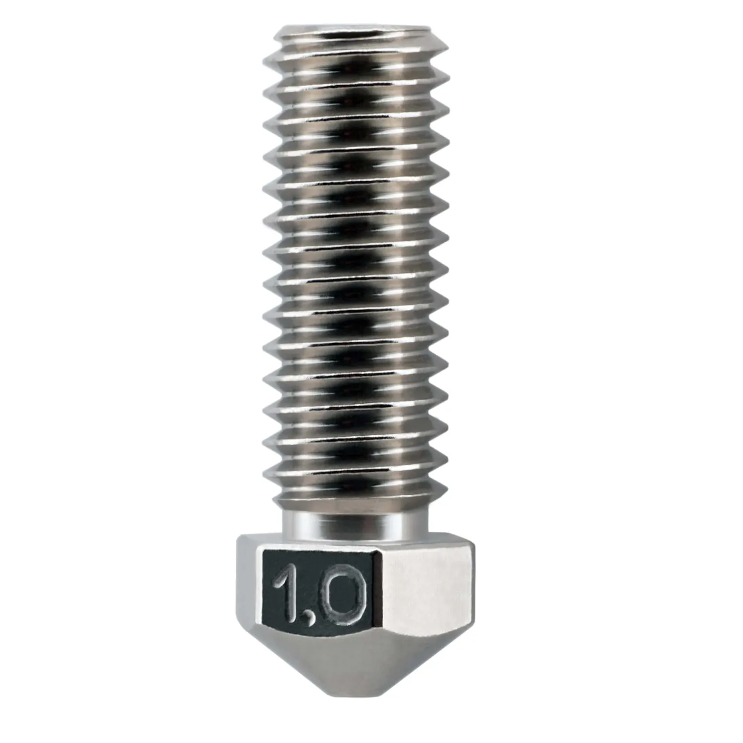Micro Swiss Volcano nozzle vernikkeld messing