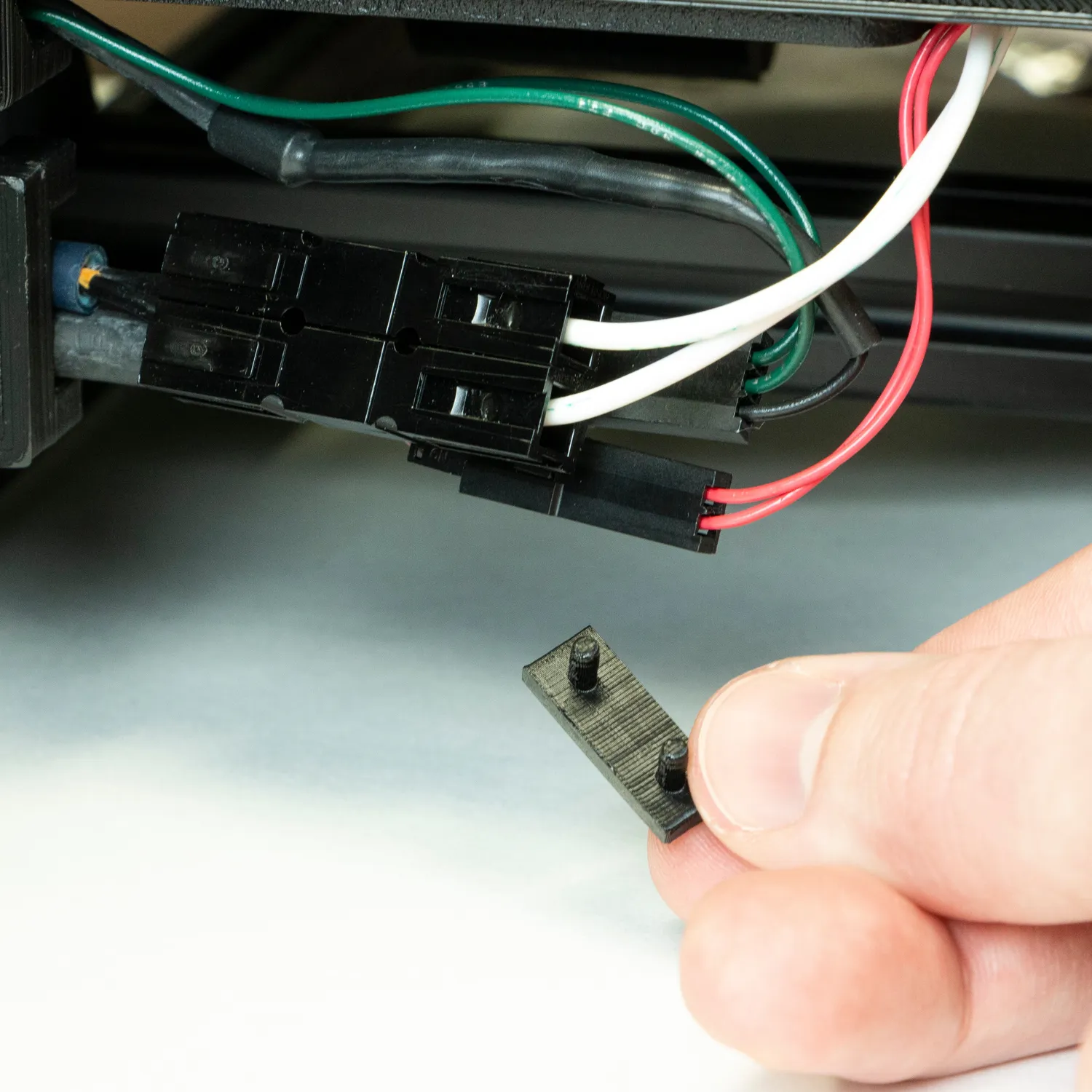 LulzBot power connector retention clip heatbed