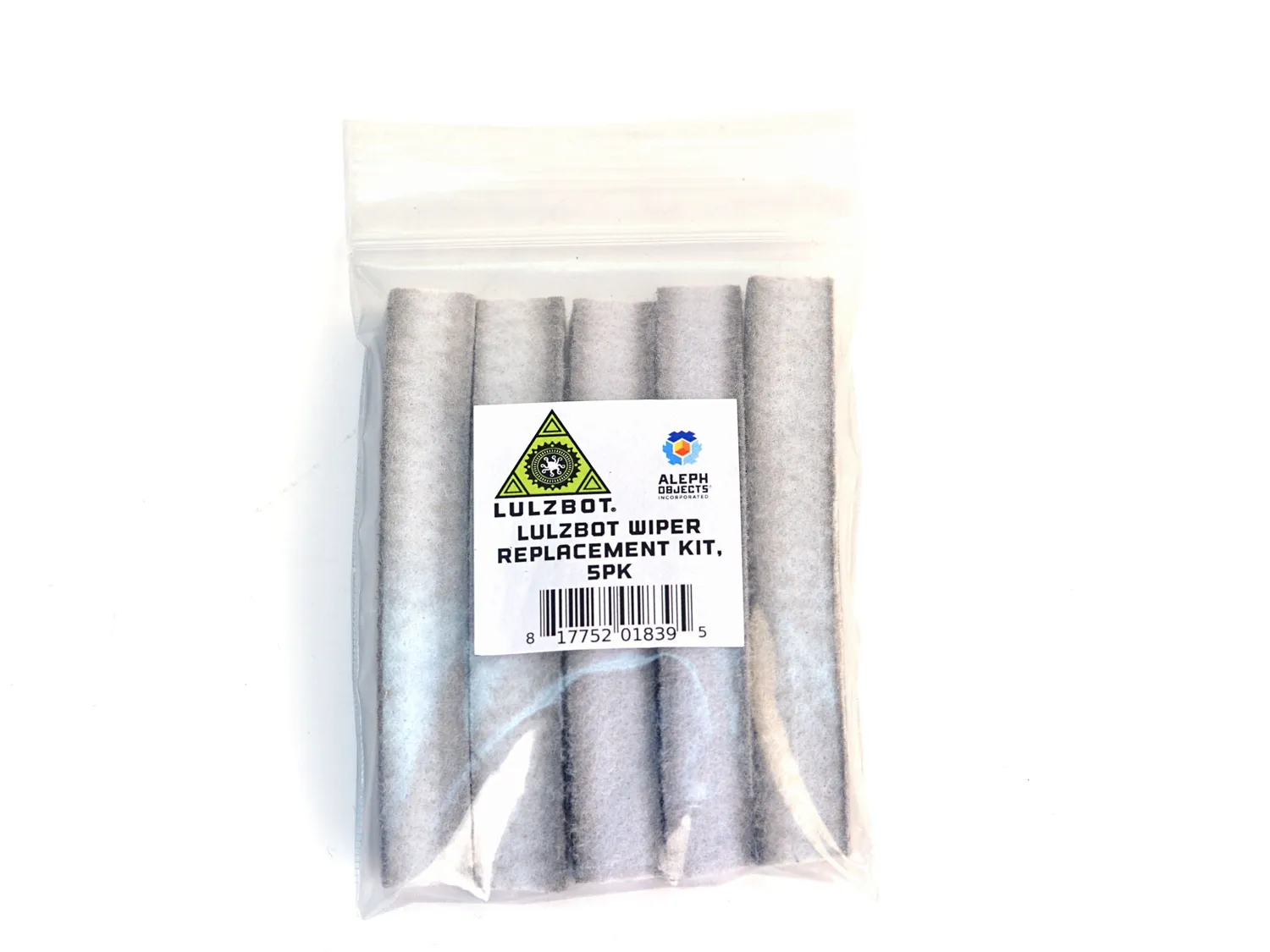 LulzBot viltwisser vervangingsset 5-pack