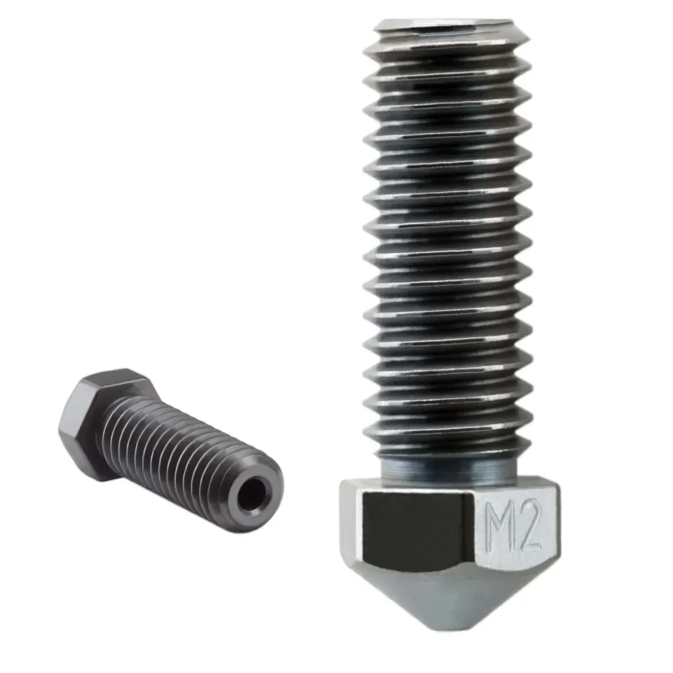 Micro Swiss Volcano M2 nozzle gehard staal