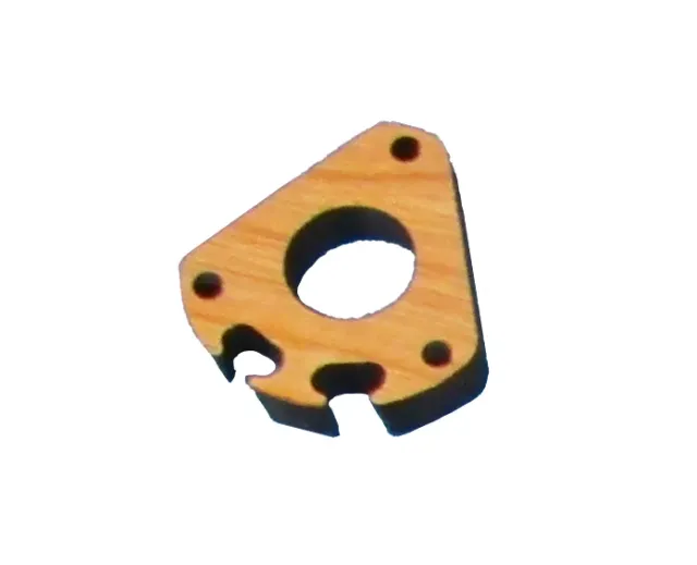 LulzBot Budaschnozzle 2.0 onderplaat hout