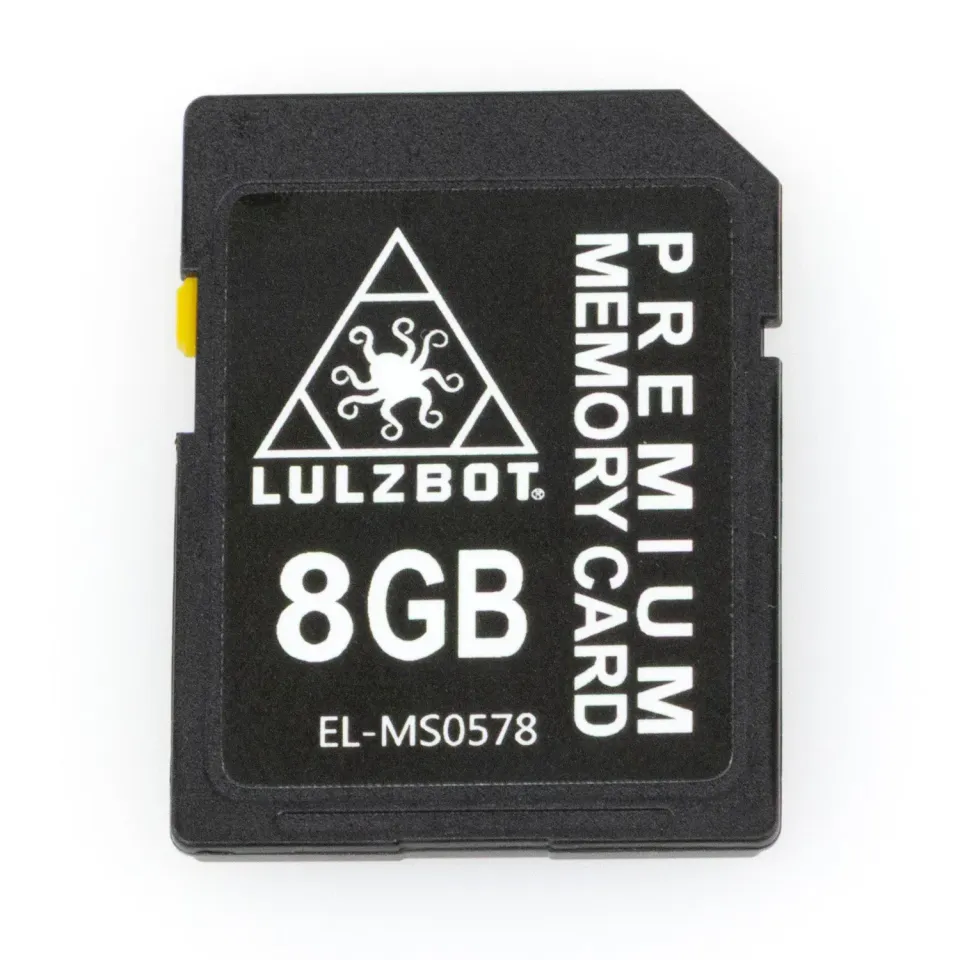 LulzBot SD Card 8GB C10 U1 SD-kaart 8GB