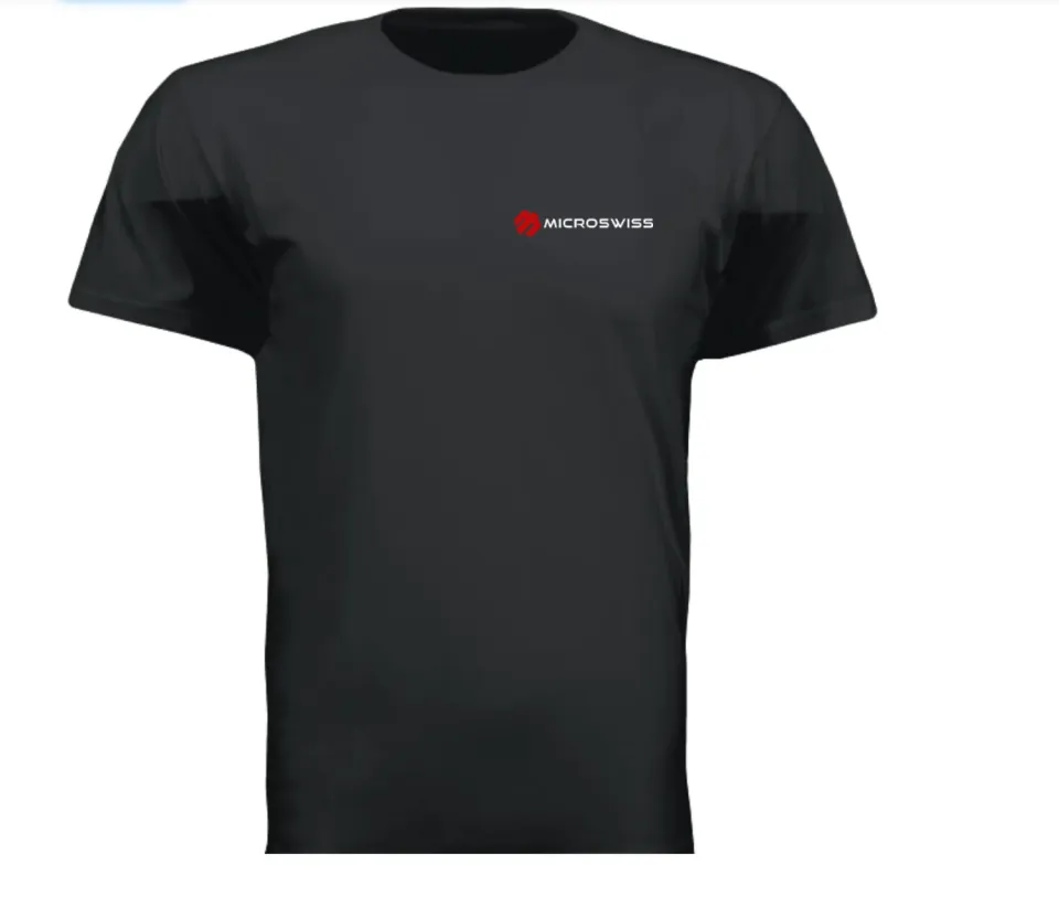 Micro Swiss T-shirt katoen polyester