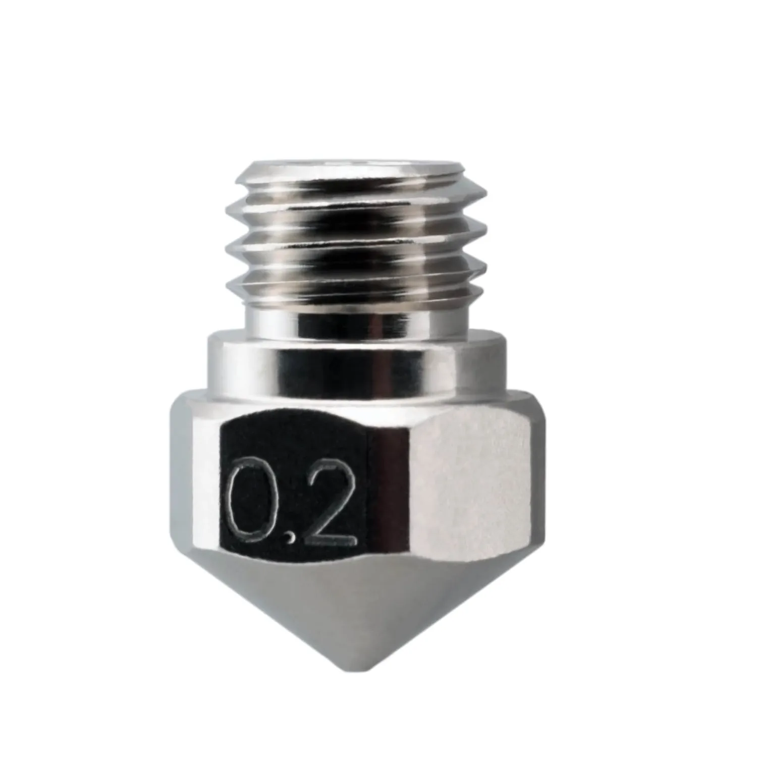 Micro Swiss MK10 Plated Wear Resistant nozzle slijtvast