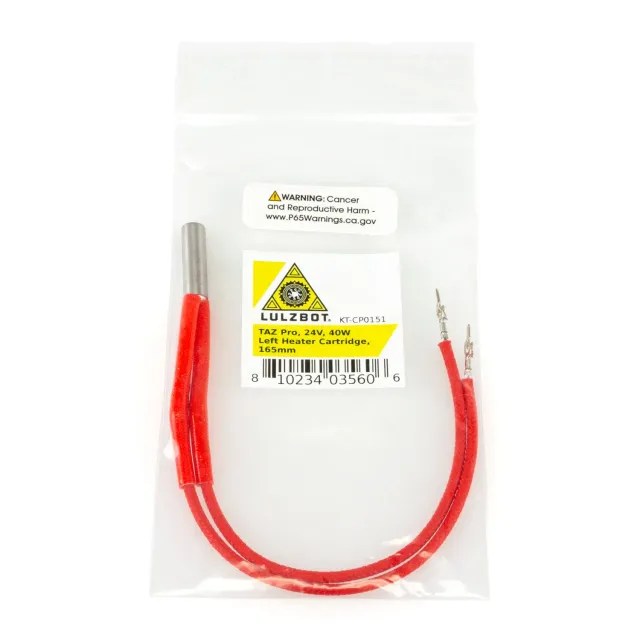 LulzBot TAZ Pro Heater Cartridge 24V 40W verwarming