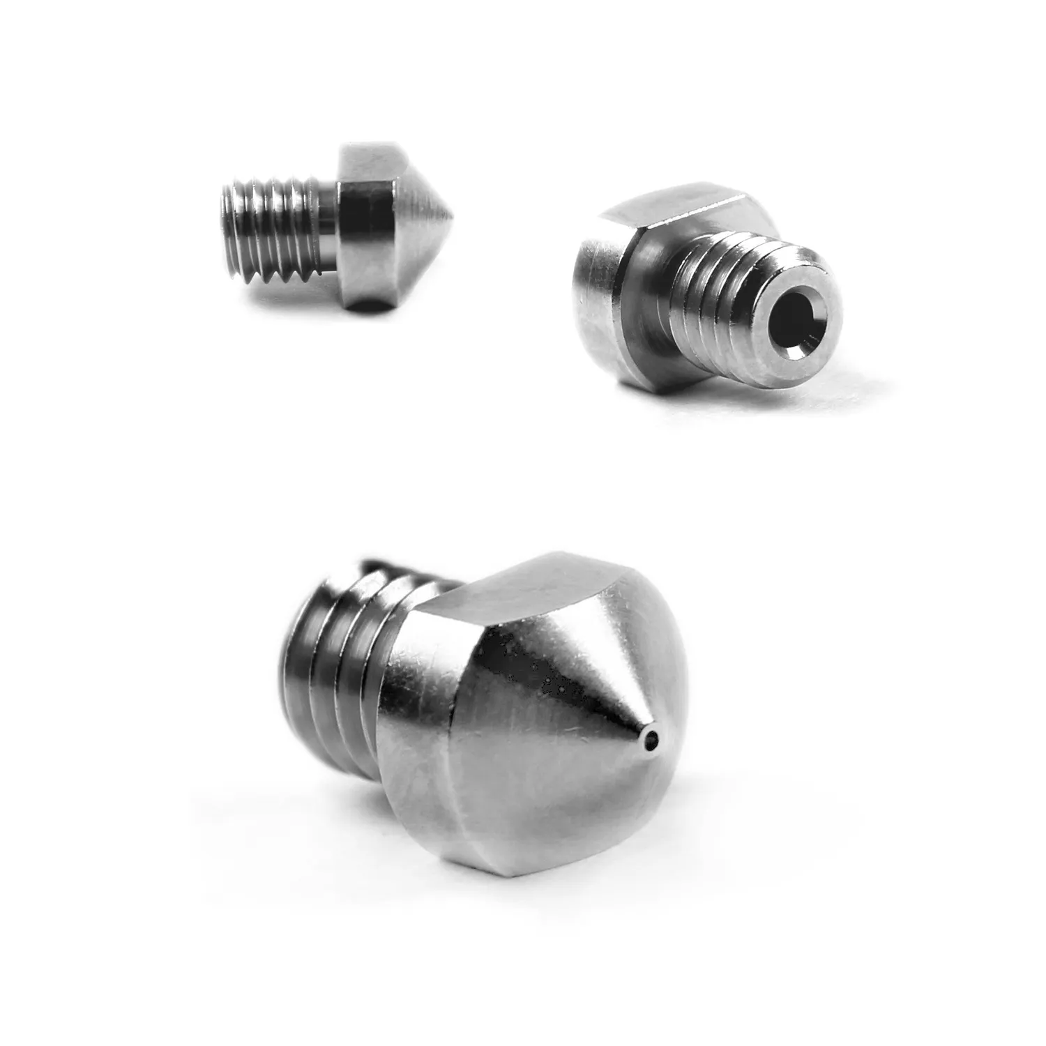Micro Swiss Hexagon nozzle slijtvast vernikkeld