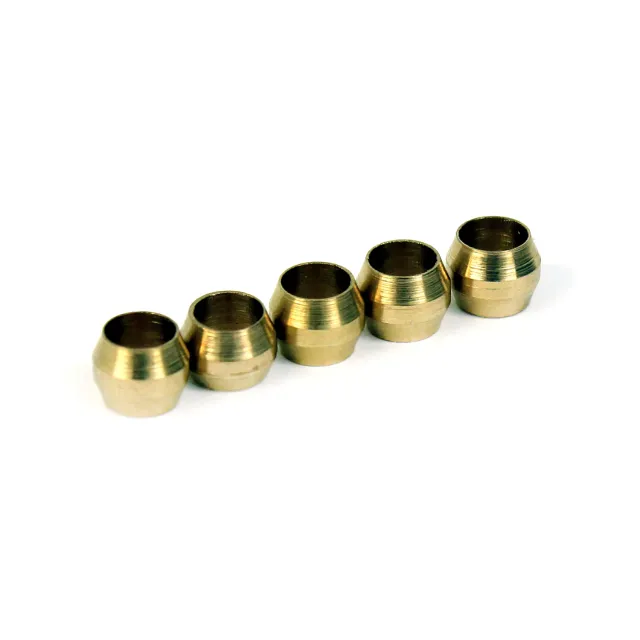 Micro Swiss Compression Sleeve 4mm Messing 5 Stuks