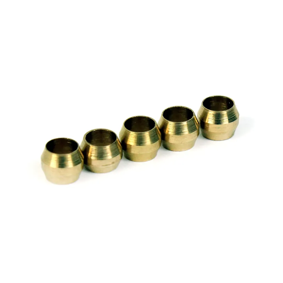 Micro Swiss Compression Sleeve 4mm Messing 5 Stuks