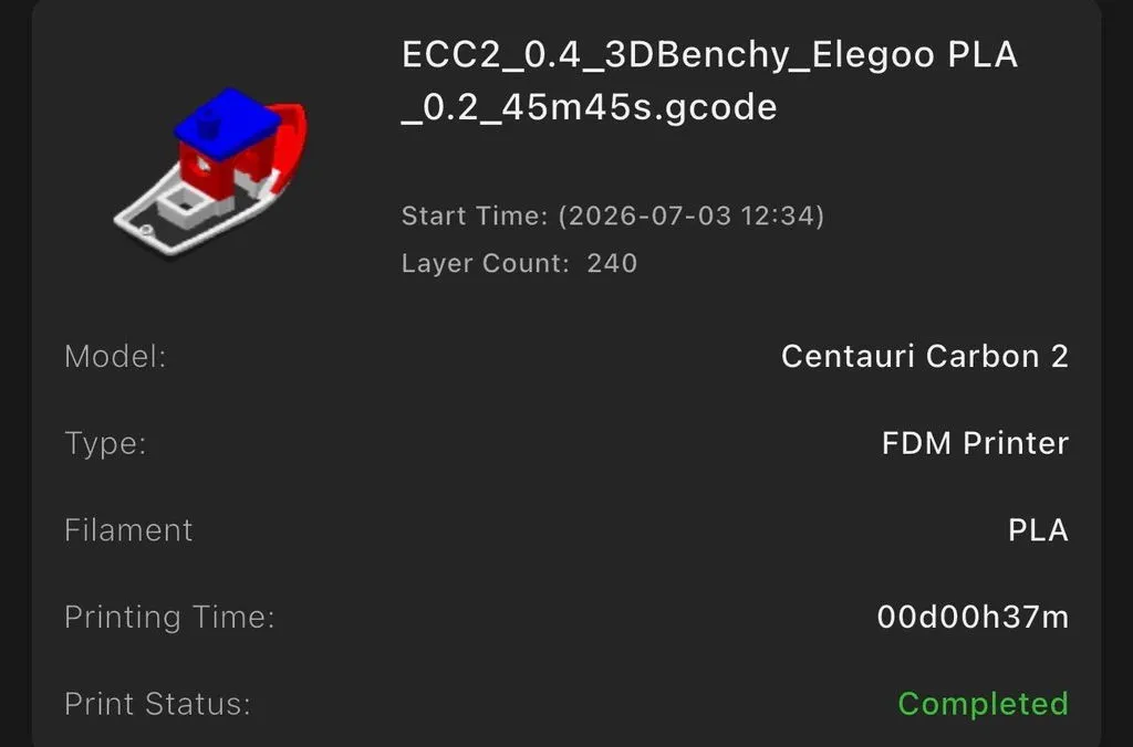 Micro Swiss FlowTech Hotend Elegoo Centauri Carbon