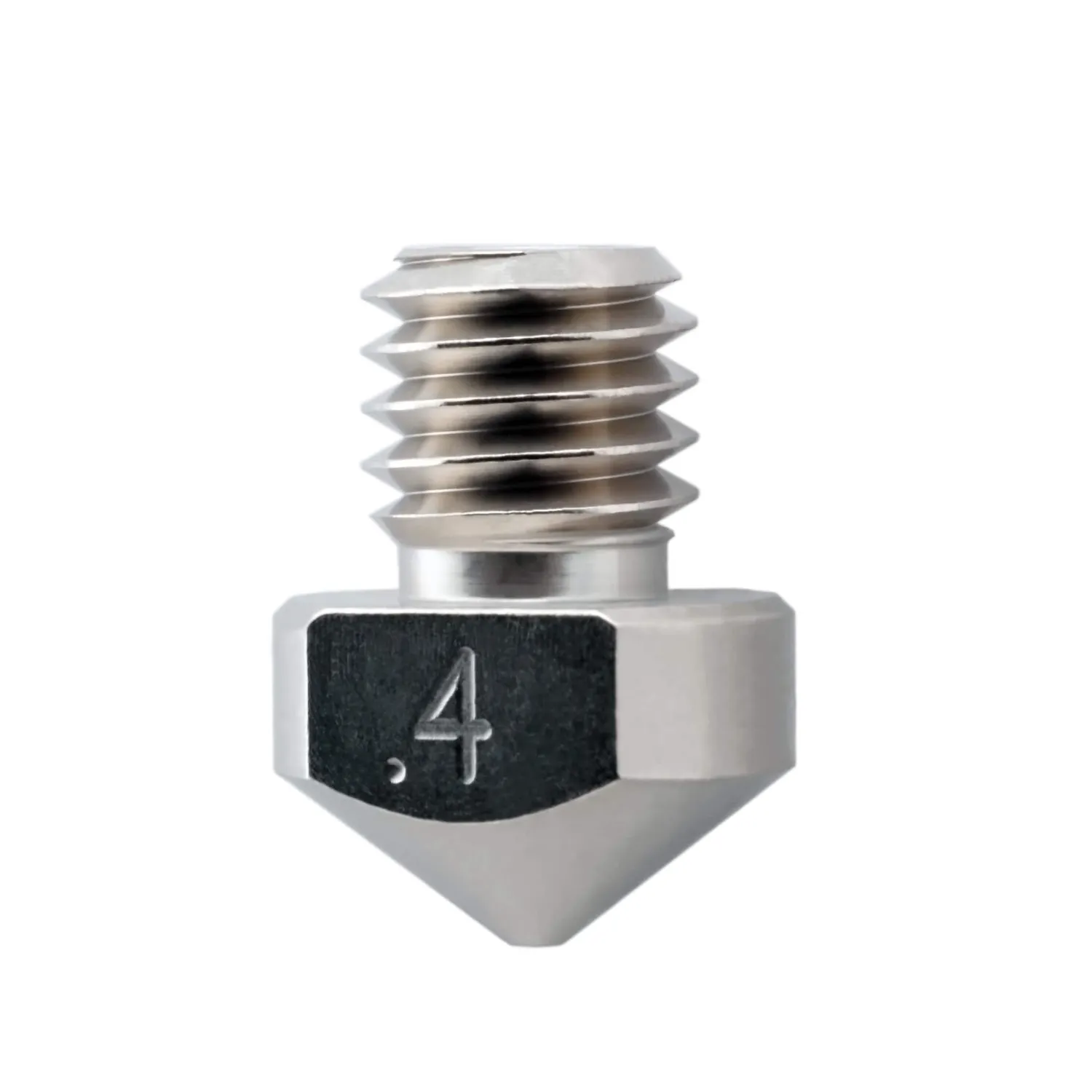 Micro Swiss Hexagon nozzle slijtvast vernikkeld