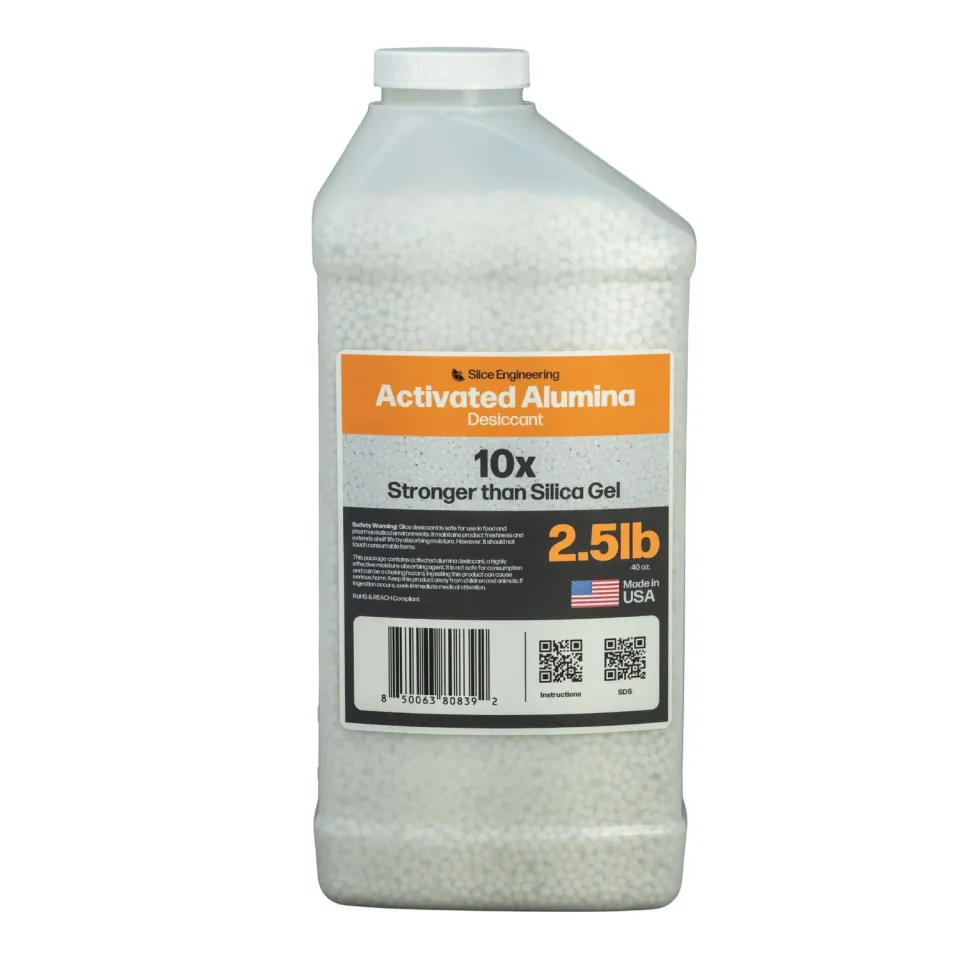 Slice Engineering Activated Alumina droogmiddel oplaadbaar