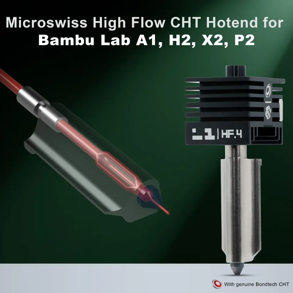 Micro Swiss CHT Hotend Bambu Lab A1 H2 high-flow