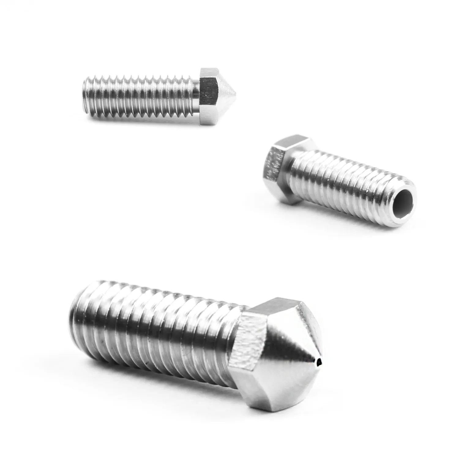 Micro Swiss Volcano nozzle vernikkeld messing
