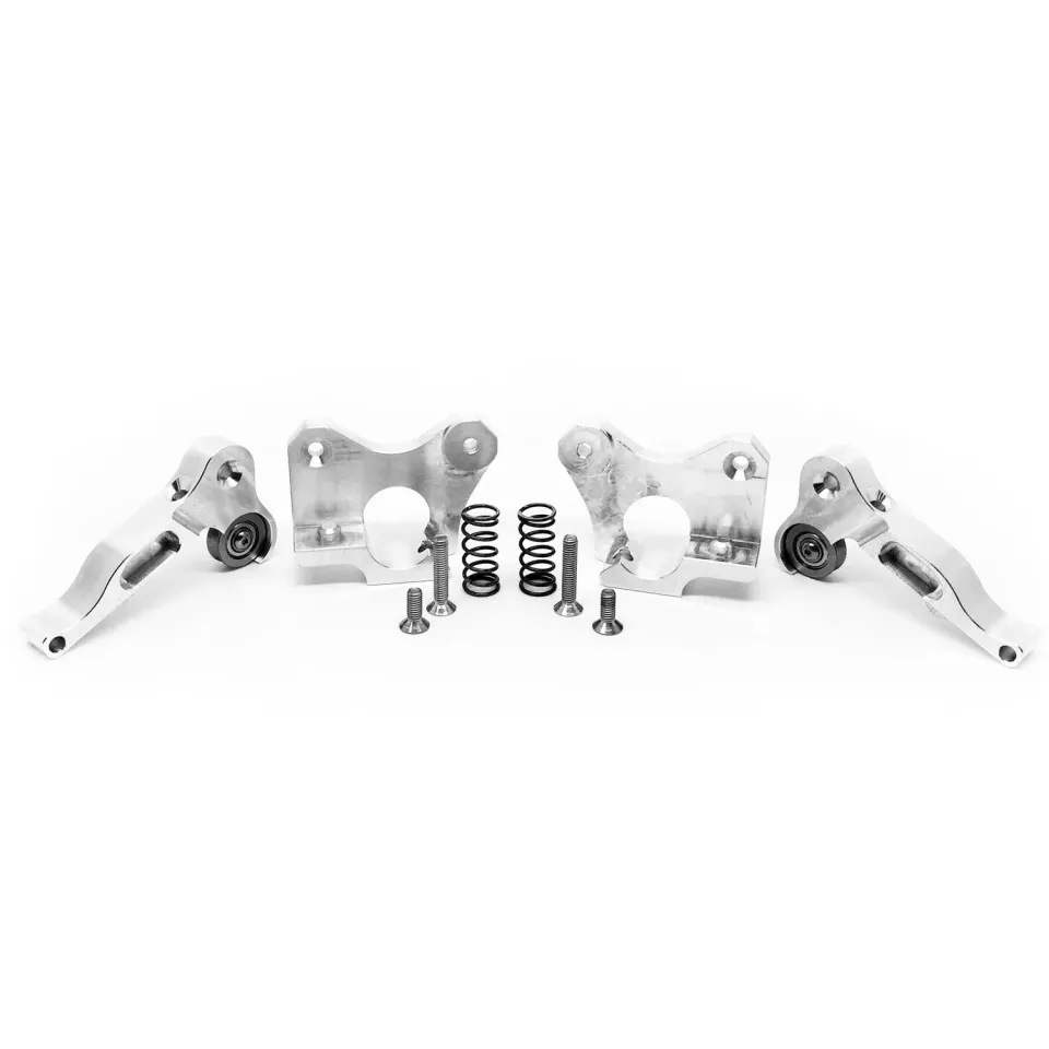 Micro Swiss Dual Extruder hendel en plaat aluminium