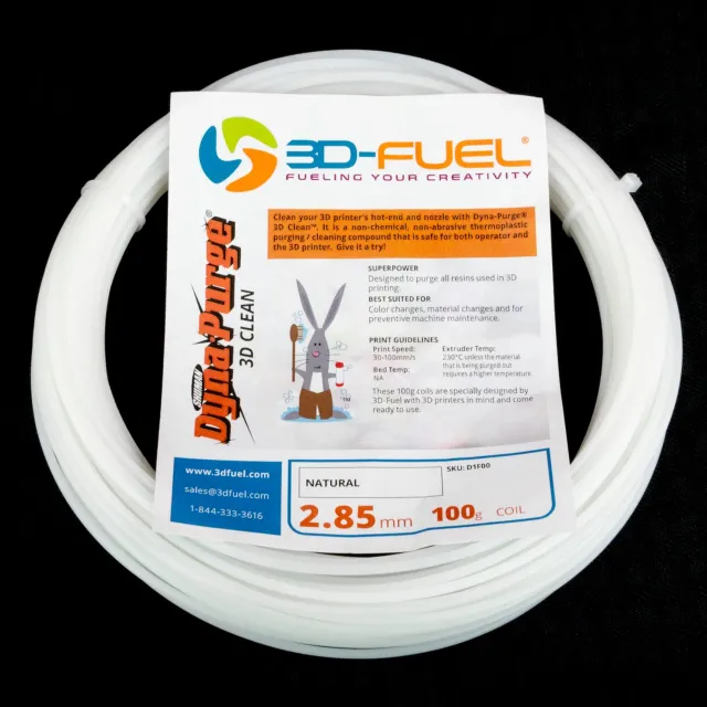 LulzBot 3D-Fuel Dyna-Purge cleaning filament 100 g