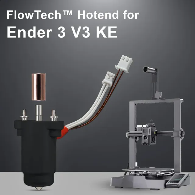 Micro Swiss FlowTech hotend Ender 3 V3 KE all-metal