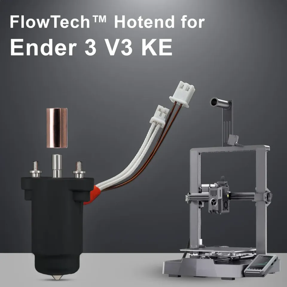 Micro Swiss FlowTech hotend Ender 3 V3 KE all-metal