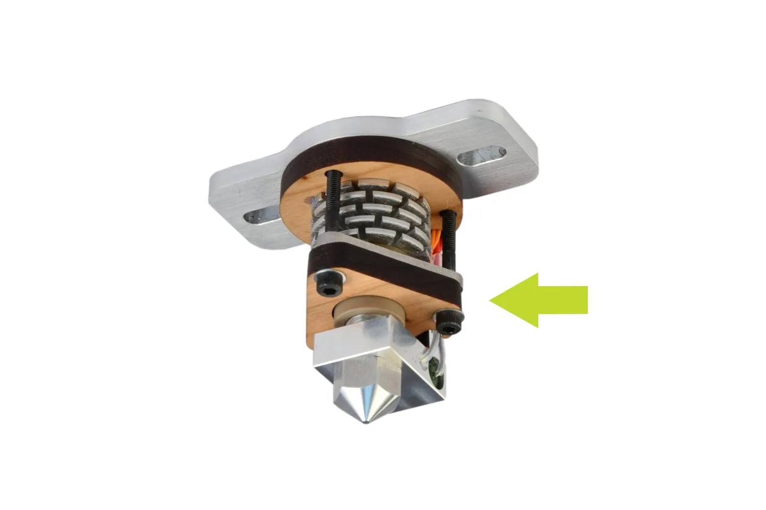 LulzBot Budaschnozzle 2.0 onderplaat hout
