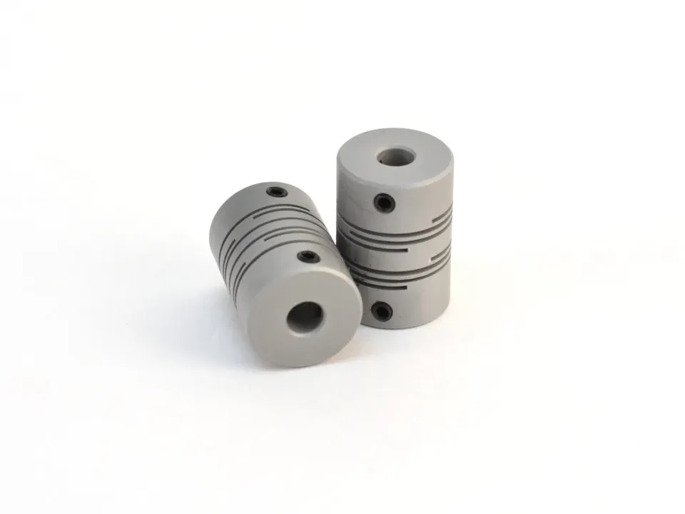 LulzBot flexibele askoppeling 5mm aluminium 2 stuks