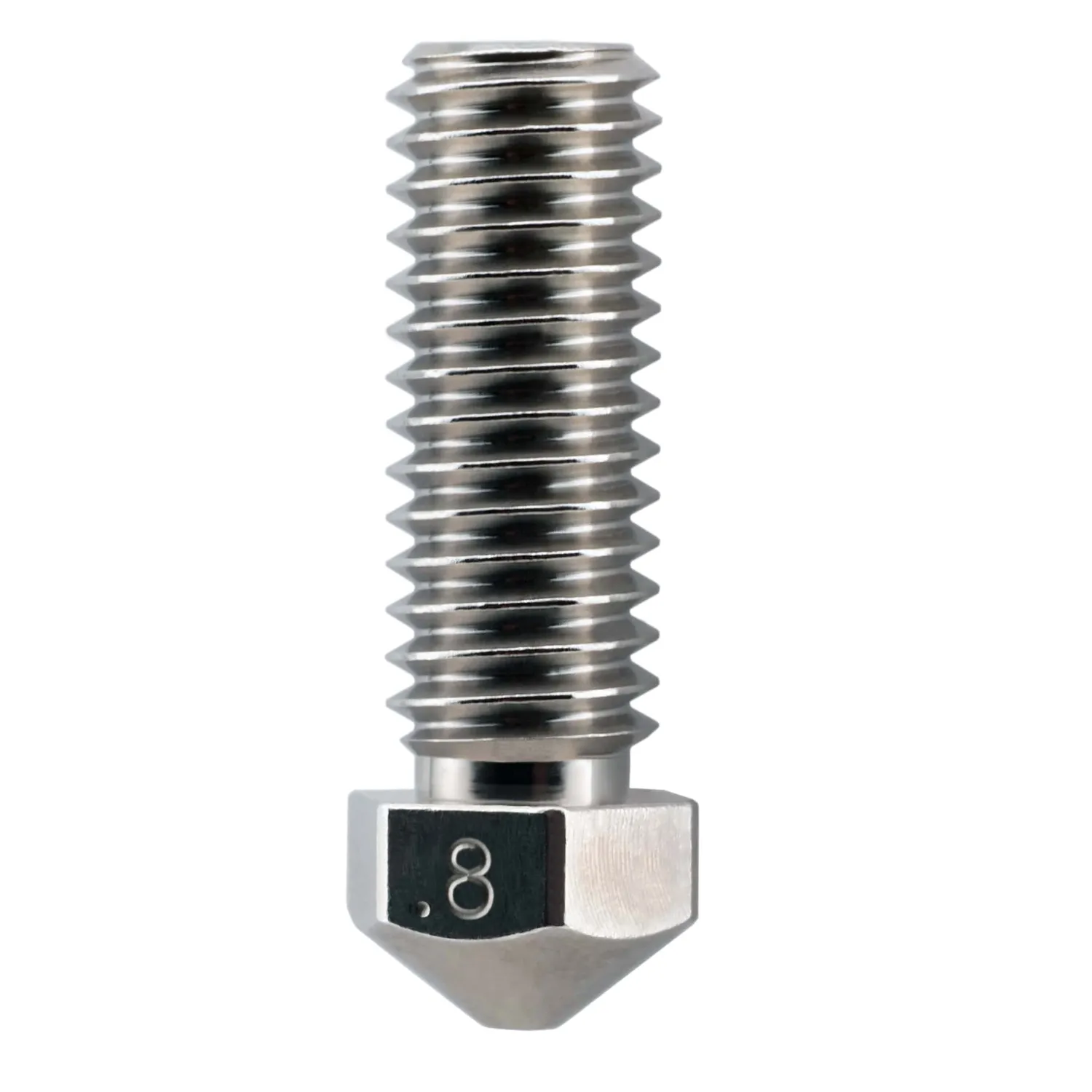 Micro Swiss Volcano nozzle vernikkeld messing